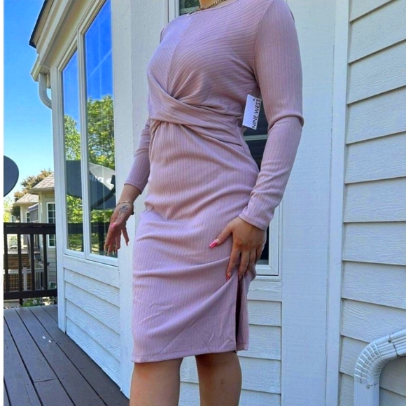 Nine West Dresses & Skirts - Nine West Womens Ribbed Long Sleeve Dress Size PS New With Tags - Reg.$50